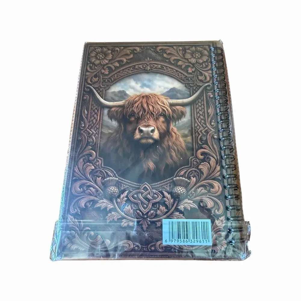 Western Notebook Journal Lot Longhorn Cactus Turquoise Concho Tooled Style New